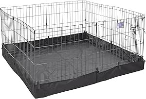 Cubierta corral perros lona cuadrada adaptable Midwest/New World