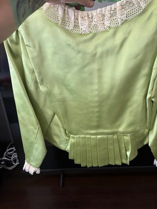 Traje de Baturra Verde y Multicolor