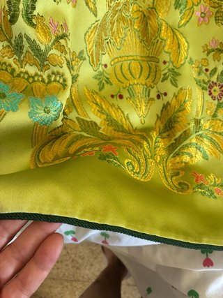 Traje de Baturra Verde y Multicolor