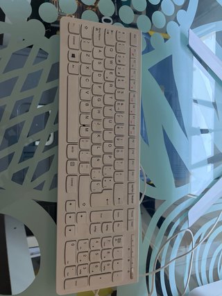 Ordenador Lenovo All-in-One Plata/Blanco