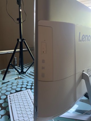 Ordenador Lenovo All-in-One Plata/Blanco