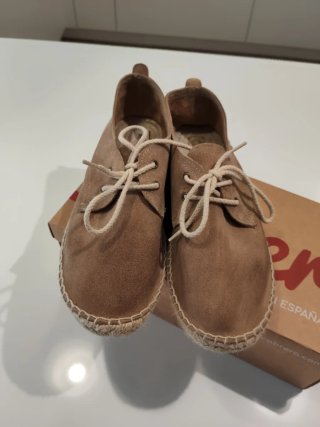 Zapatillas esparto Mango Talla 38