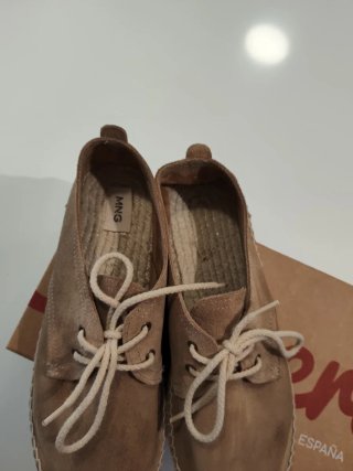 Zapatillas esparto Mango Talla 38