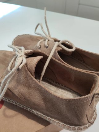 Zapatillas esparto Mango Talla 38