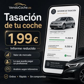 Tasación de coche + valor real de mercado