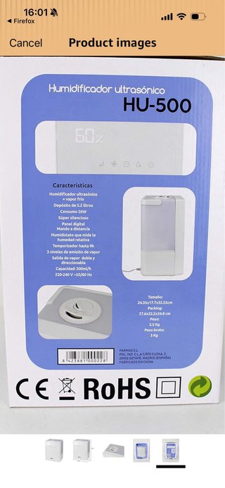 Humidificador Artrom 5,2L