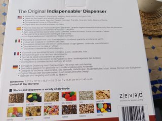 Dispensador Doble Cereales Zevro