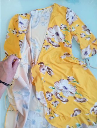 Vestido Verano Flores Talla M/L