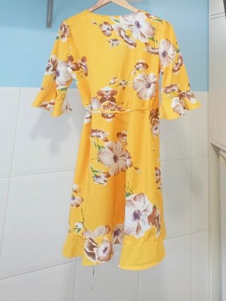 Vestido Verano Flores Talla M/L