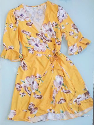 Vestido Verano Flores Talla M/L