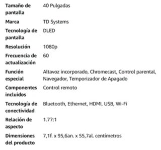 TV TD System Negra