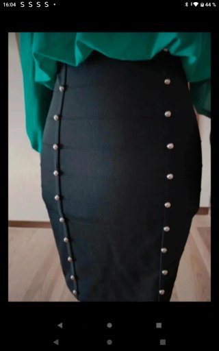 Vestido gasa y licra grueso