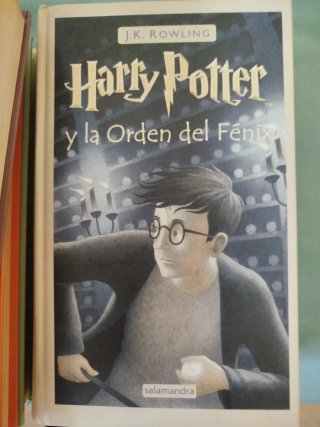 libros 1 al 5 de Harry Potter