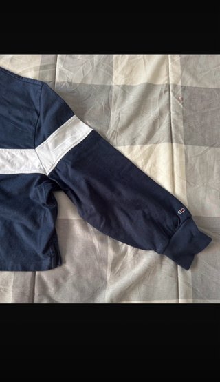Jersey Crop Tommy Jeans Azul y Blanco