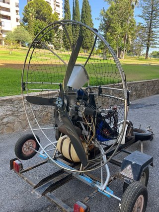 Paramotor con remolque