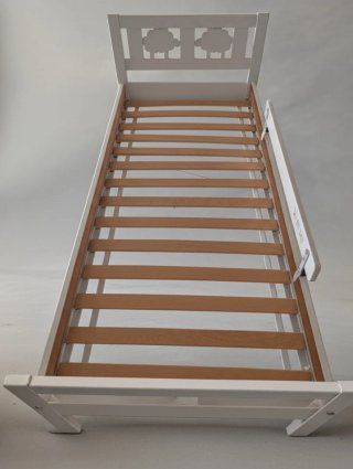 Estructura cama KRITTER IKEA + somier + barandilla