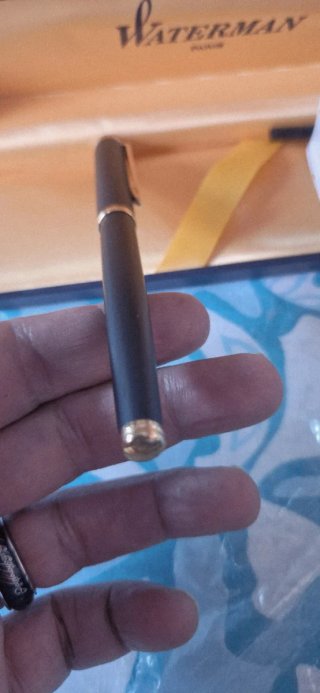 Pluma Estilográfica Waterman Hémisphère Negro Mate