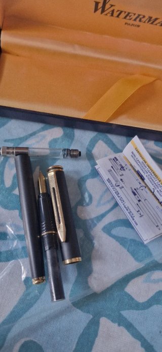 Pluma Estilográfica Waterman Hémisphère Negro Mate