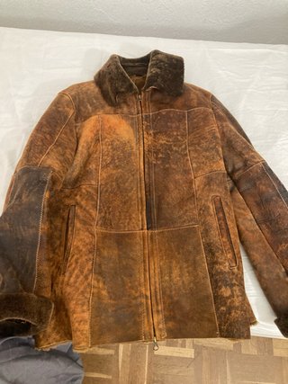 Chaqueta de ante y borrego