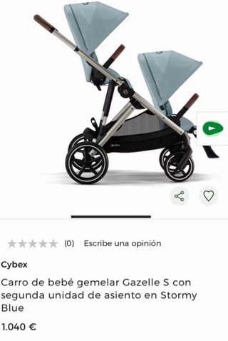 Carro gemelar Cybex