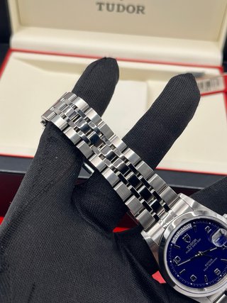 Tudor Prince Date-Day 76200 Blue Dial | Full Set