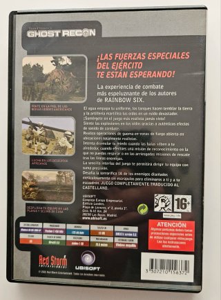 PC CD ROM Tom Clancy's Ghost Recon