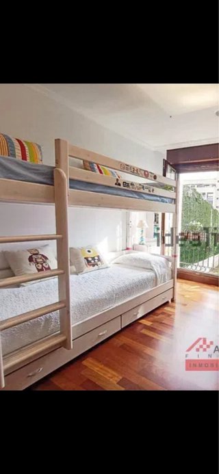 Literas de madera para dormitorio infantil