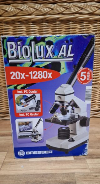 Microscopio Bresser Biolux AL 20x–1280x