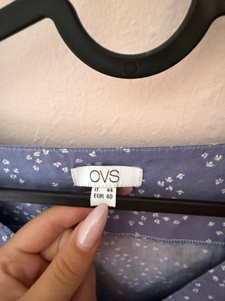 Vestido cruzado estampado OVS