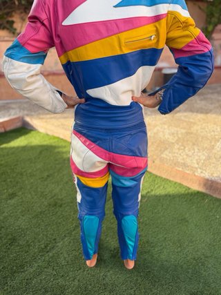 Traje mono cuero mujer Quadrophenia