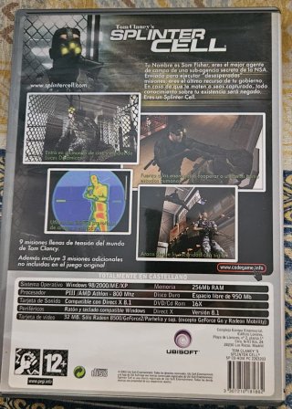 Tom Clancy's Splinter Cell PC CD ROM