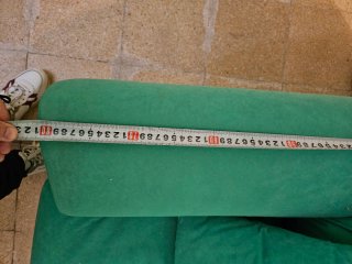Sofá tresillo de 3 plazas en tela