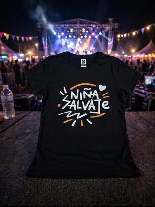 Camiseta personalizada para concierto o evento