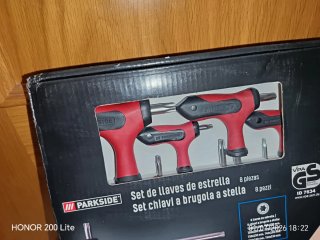 Set Llaves Torx Parkside 8 piezas o Allen Parkside