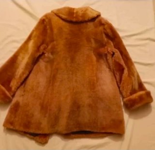 Chaquetón piel marrón talla 46-48