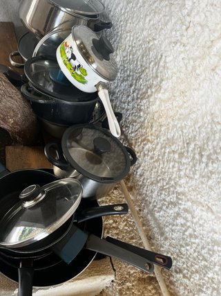 Cocina de gas Carbón 4 fuegos