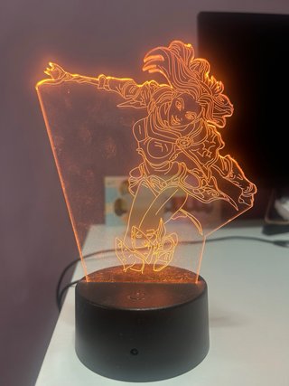 Lámpara LED Acrílico LOL