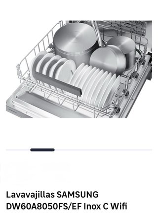 Lavavajillas Samsung DW60A8050FS Inox C Wifi