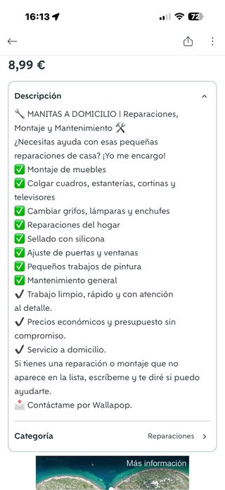 MANITAS Y REPARACIONES