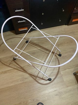 Moisés mimbre con 2 fundas
