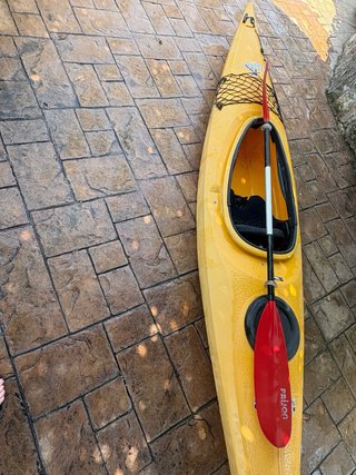Kayak Prijon Capri Individual Rígido Amarillo