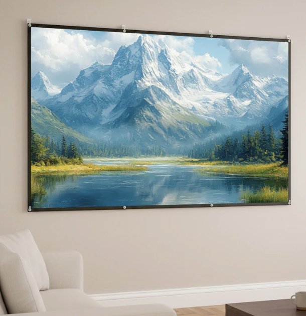 Schermo per proiezione manuale 120" 16:9 HD 4K