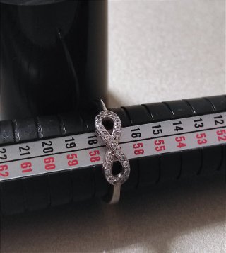 Anillo Plata 925 Infinito Circonitas