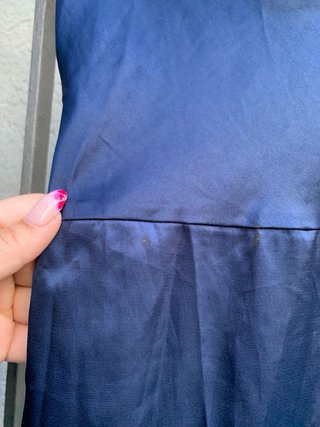 Vestido largo de satén