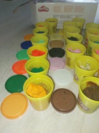 20 botes plastilina Play-Doh