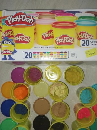 20 botes plastilina Play-Doh