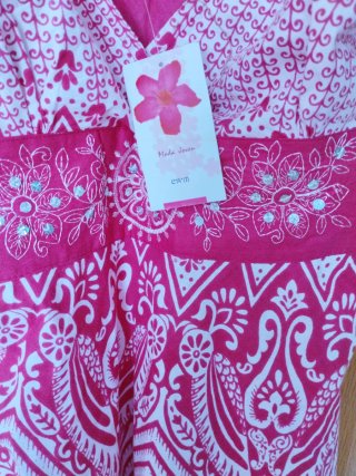 Vestido midi tirantes estampado