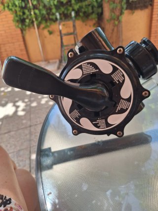 Selectora de piscina multi-posición