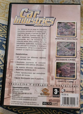 Videojuego Car Industries 1894-2060 PC CD-ROM
