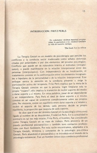 TERAPIA GESTALT ENFOQUE DEL AQUÍ Y EL AHORA - CELE